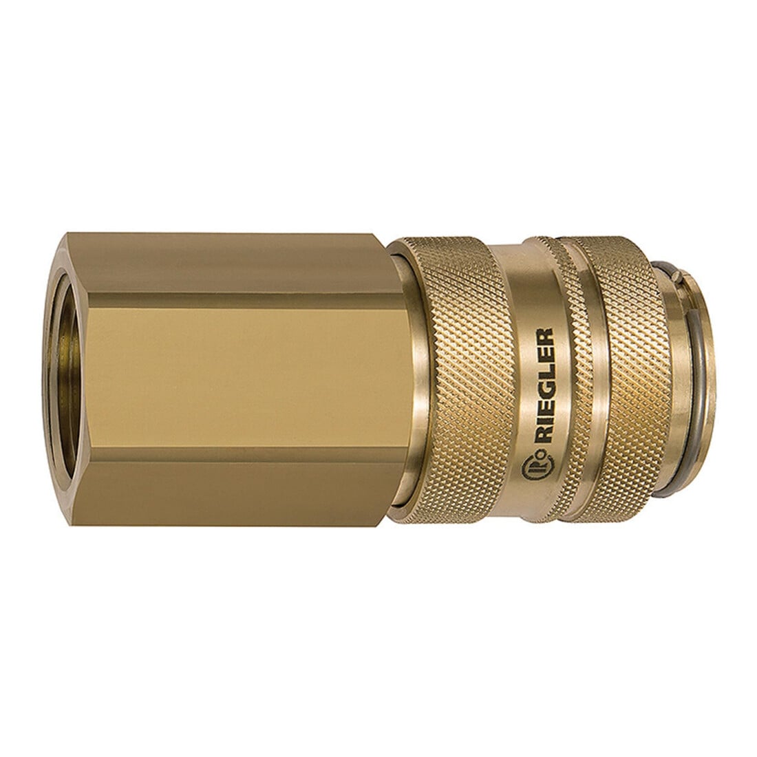 Riegler Raccord rapide NW 19, laiton naturel, G 3/4 FI