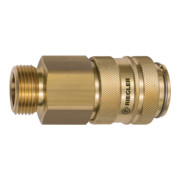Riegler Raccord rapide NW 19, laiton poli, G 3/4 AG-1