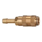 Riegler Raccord rapide NW 2,7, laiton brut, embout LW 4-1