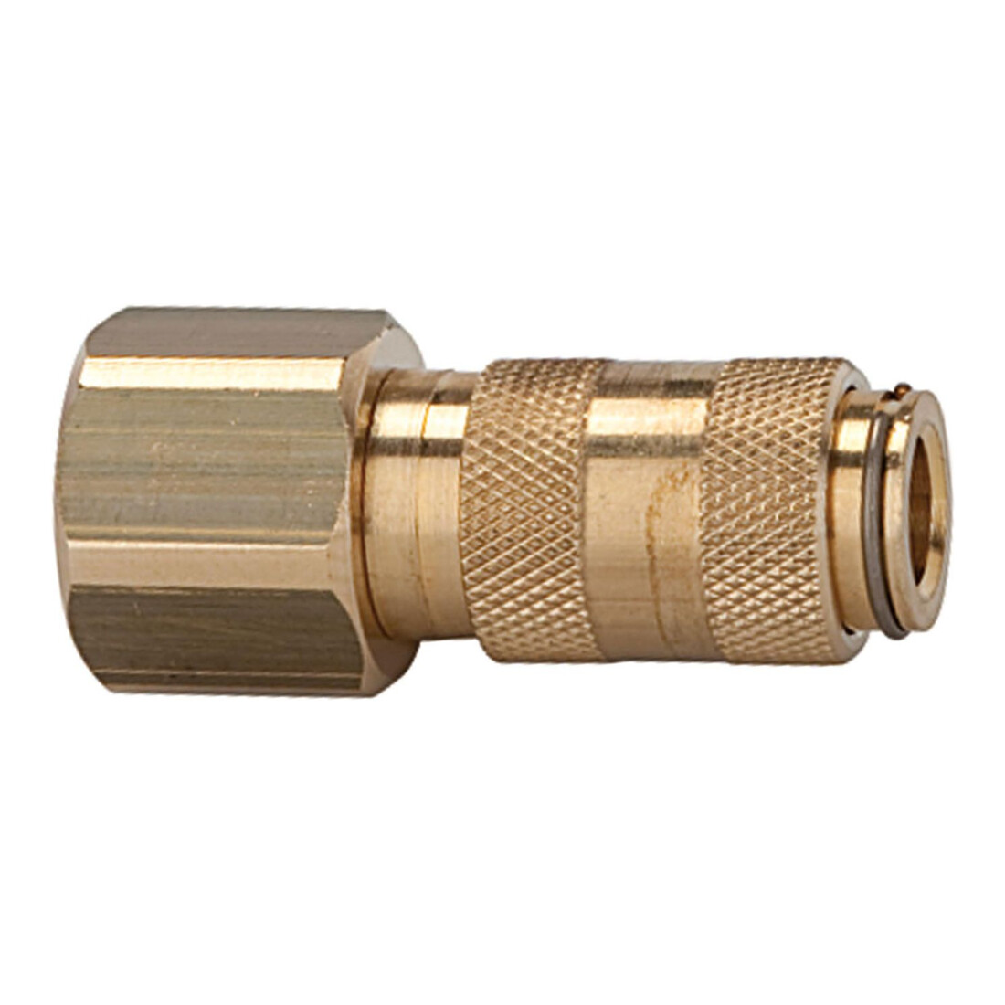 Riegler Raccord rapide NW 2,7, laiton brut, G 1/8 F