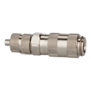 Riegler Raccord rapide NW 2,7, MS nickelé, raccord tuyau 4x3-1