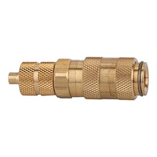 Riegler Raccord rapide NW 2,7, MS poli, raccord tuyau 6x4