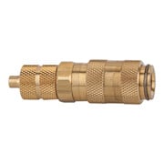 Riegler Raccord rapide NW 2,7, MS poli, raccord tuyau 6x4-1