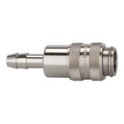 Riegler Raccord rapide NW 5, laiton nickelé, embout LW 9-1