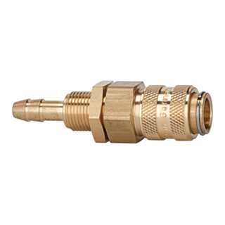 Riegler Raccord rapide NW 5, laiton poli, embout LW 9, M12x1