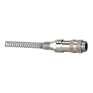 Riegler Raccord rapide NW 5, MS nickelé, pivotant, tuyau 8x6