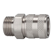 Riegler Raccord rapide NW 7,2, acier inoxydable 1.4305, G 1/2 AG-1