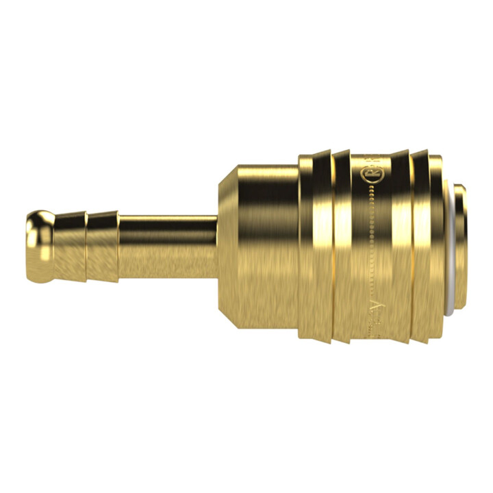 Riegler Raccord rapide NW 7,2 « connect line », MS bleu, embout LW 8