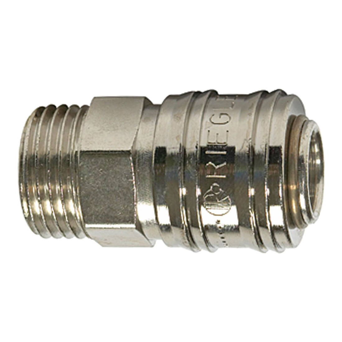 Riegler Raccord rapide NW 7,2 »connect line«, MS nickelé, G 1/4 Mâle