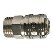 Riegler Raccord rapide NW 7,2 « connect line », MS nickelé, G 3/8 M-1