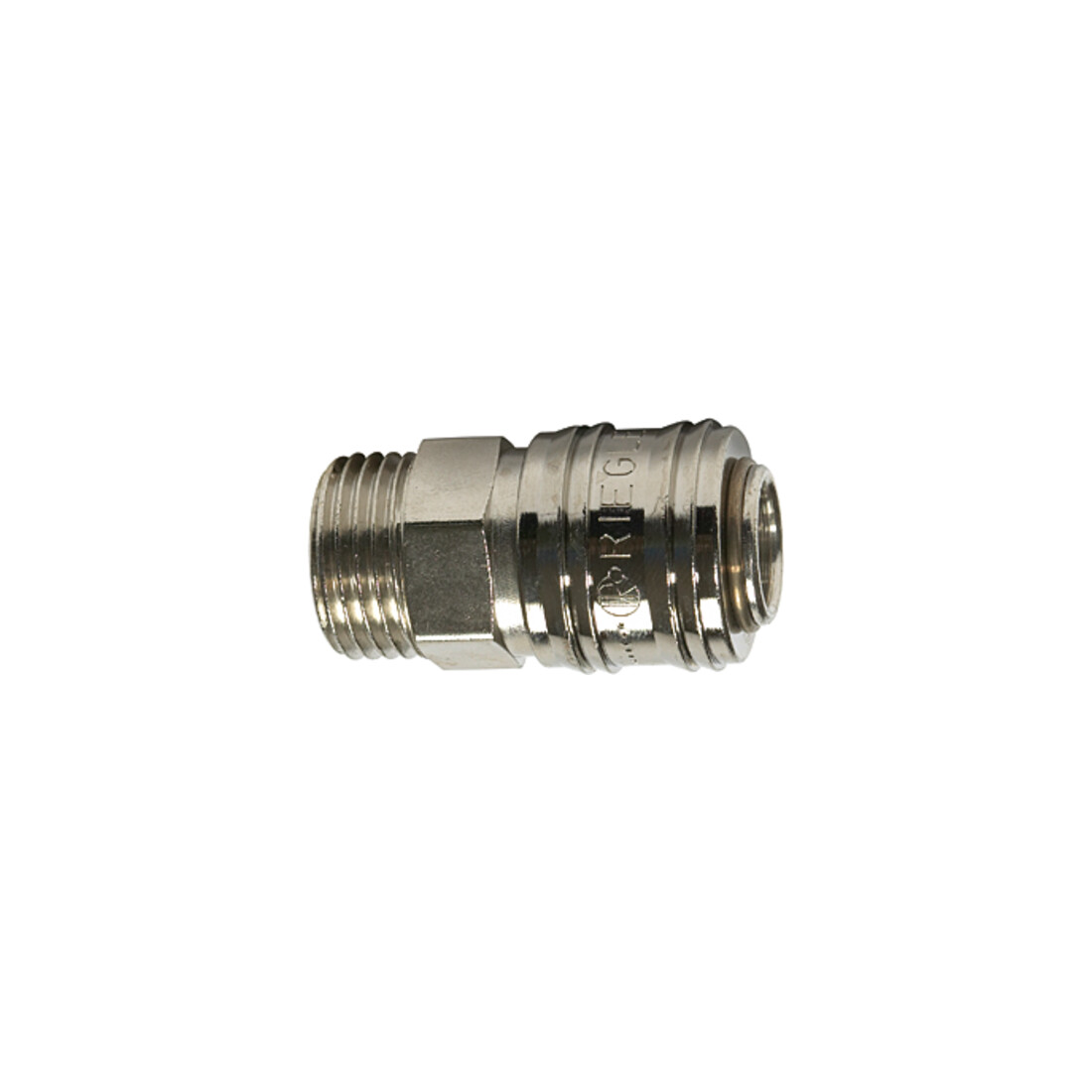 Riegler Raccord rapide NW 7,2 « connect line », MS nickelé, G 3/8 M