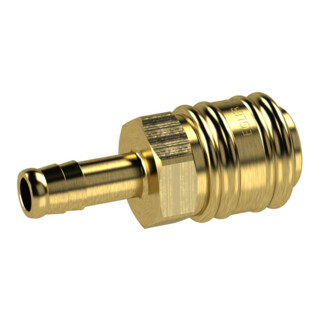 Riegler Raccord rapide NW 7,2, laiton brut, embout LW 13