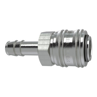 Riegler Raccord rapide NW 7,2, laiton nickelé, embout LW 6
