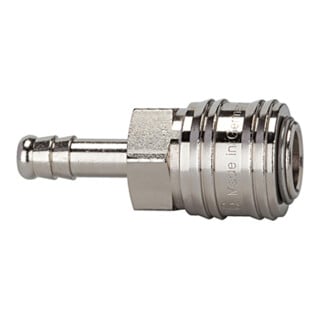 Riegler Raccord rapide NW 7,2, laiton nickelé, embout LW 8