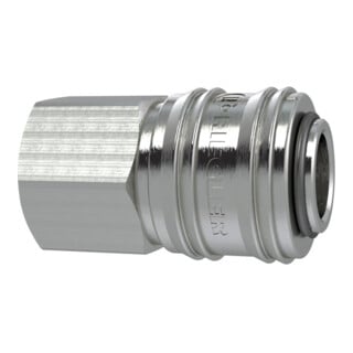 Riegler Raccord rapide NW 7,2, laiton nickelé, G 1/4 F