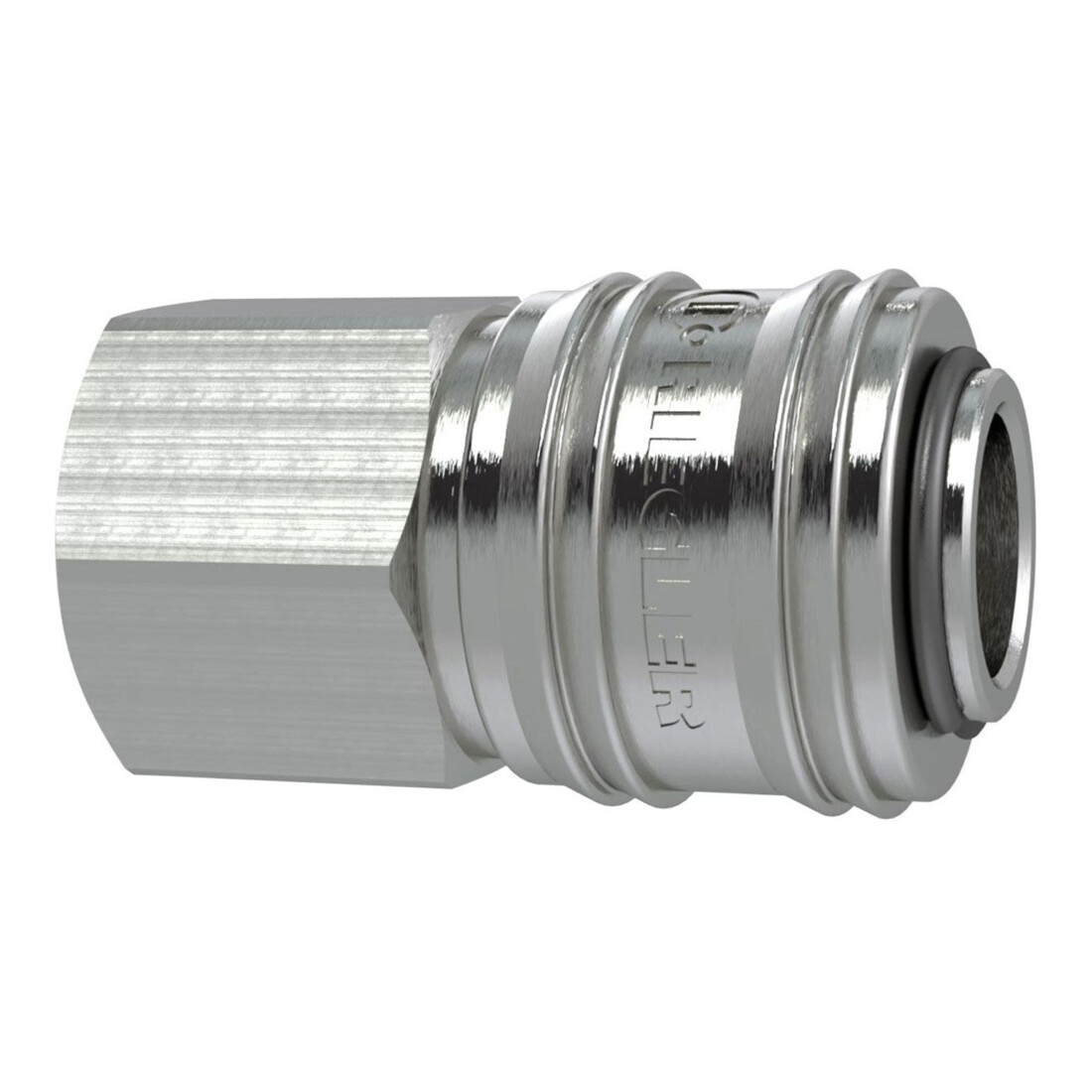 Riegler Raccord rapide NW 7,2, laiton nickelé, G 1/4 F