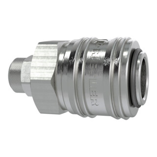 Riegler Raccord rapide NW 7,2 MS galvanisé, raccord tuyau 10x8