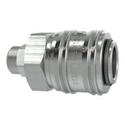 Riegler Raccord rapide NW 7,2, MS nickelé, raccord tuyau 6x4-1