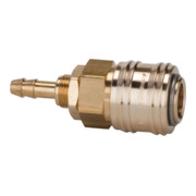 Riegler Raccord rapide NW 7,2, MS poli, embout LW 8, M12x1-1