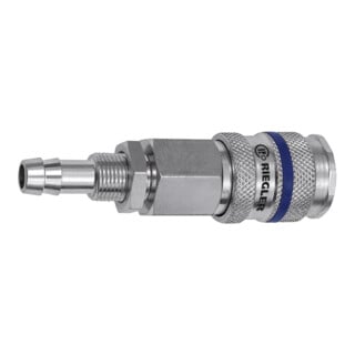 Riegler Raccord rapide NW 7,8, acier, embout LW 8, M12x1