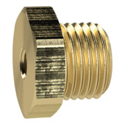 Riegler Raccord réducteur court, G 1/8 ext., M5 int., SW 14, laiton-1