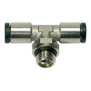 Riegler Raccord T emboîtable »click-clock«, pivotant, G 1/8 ext., Ø tuyau 5-1