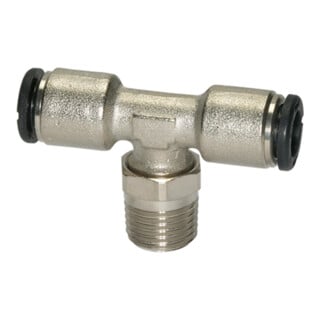 Riegler Raccord T emboîtable »click-clock«, pivotant, R 1/8 ext. Ø 6 mm