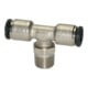 Riegler Raccord T emboîtable »click-clock«, pivotant, R 3/8 ext. Ø 10 mm