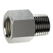Riegler Rallonge courte, R 1/2 ext., G 1/2 int., SW 24, MS nickelé-1