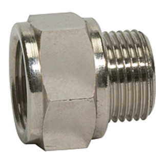 Riegler Rallonge courte « value line » G 1/2 ext., G 1/2 int., MS verni