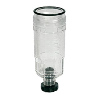 Riegler Récipient en polycarbonate, avec joint torique NBR 30x2, vidange semi-automatique