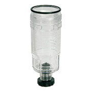 Riegler Récipient en polycarbonate, avec joint torique NBR 30x2, vidange semi-automatique-1