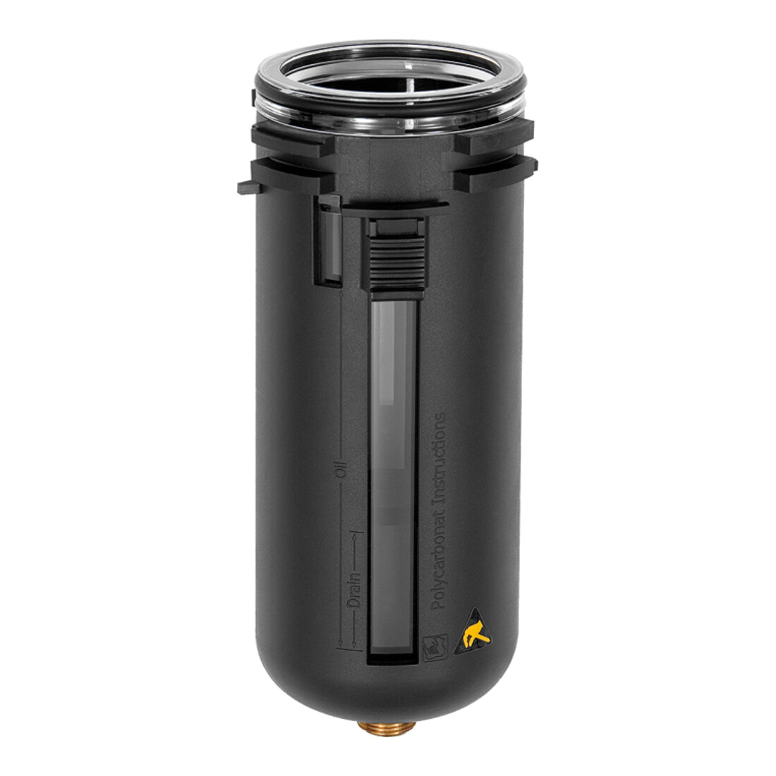 Riegler Récipient en polycarbonate avec panier de protection, sans valve de vidange
