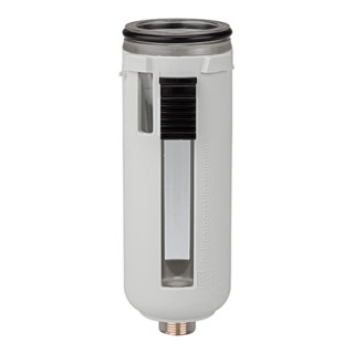 Riegler Récipient en polycarbonate avec protection, BG 1, G 1/4, G 3/8