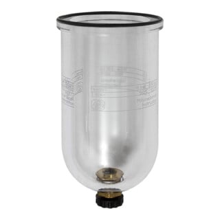Riegler Récipient en polycarbonate pour régulateur de filtre et filtre « Standard »