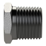 Riegler Réducteur 241, AG/IG, R 1 1/4, Rp 3/8, fonte malléable noire-4