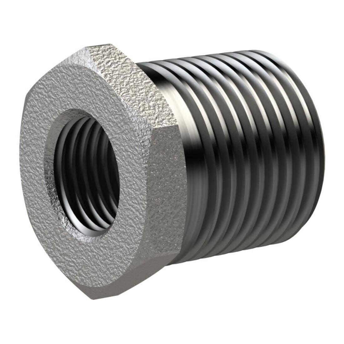 Riegler Réducteur 241, AG/IG, R 2, Rp 1 1/2, fonte malléable noire