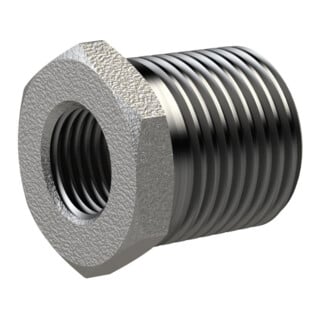 Riegler Réducteur 241, AG/IG, R 3/4, Rp 1/2, fonte malléable noire