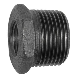 Riegler Réducteur 241, R 2 mâle, Rp 1 1/2 femelle, fonte malléable noire
