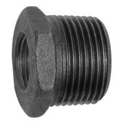 Riegler Réducteur 241, R 2 mâle, Rp 1 1/2 femelle, fonte malléable noire-1