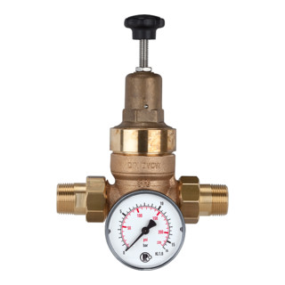 Riegler Réducteur de pression pour eau potable, sans DVGW, R 1 1/4, 1,5 - 12 bar