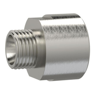 Riegler Réducteur long, G 1/2 ext., G 3/4 int., SW 32, acier inox 1.4571