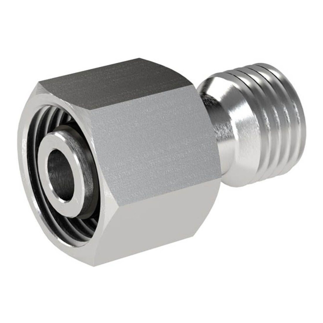 Riegler Réduction, Ø ext. tube Téton 15 mm, Manchon 6 mm, ES 1.4571