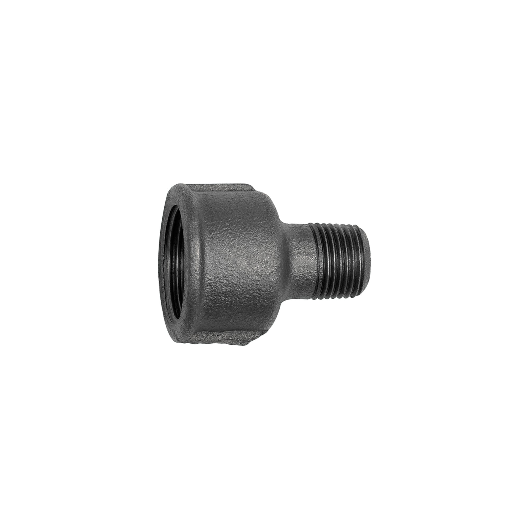 Riegler Reduziermuffe 246, Rp 1 1/2 i., R 1 a., Temperguss schw.
