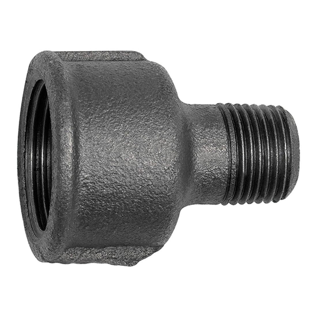 Riegler Reduziermuffe 246, Rp 1 1/4 i., R 1 a., Temperguss schw.