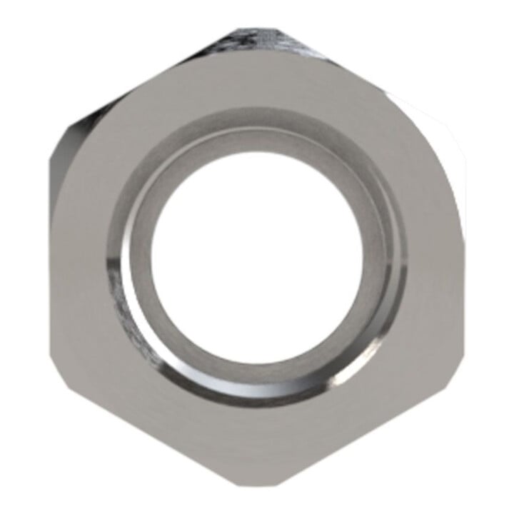 Riegler Reduziernippel, lang, G 1/2 a., G 1/2 i., SW 24, Edelstahl 1.4571