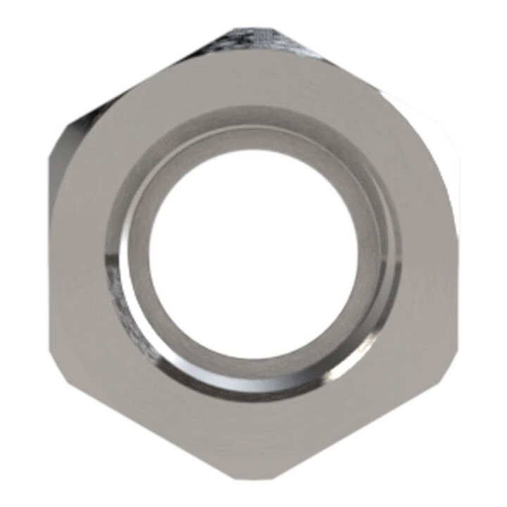 Riegler Reduziernippel, lang, G 1/8 a., G 1/4 i., SW 17, Edelstahl 1.4571