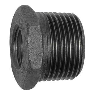 Riegler Reduzierstück 241, R 3/8 a., Rp 1/4 i. Temperguss schwarz