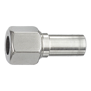 Riegler Reduzierung, Rohr-Außen-Ã˜ Zapfen 15 mm, Muffen 12 mm, ES 1.4571