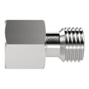 Riegler Reduzierung, Rohr-Außen-Ã˜ Zapfen 8 mm, Muffen 6 mm, ES 1.4571-5